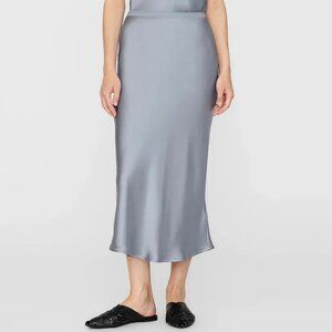 Bar Silk Skirt - Pastel Bue - S - Anine Bing